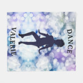 Dance Fleece Blanket w. (Voorkant (Horizontaal))