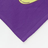 Dance fleece deken met hart en zeugen. (Hoek)