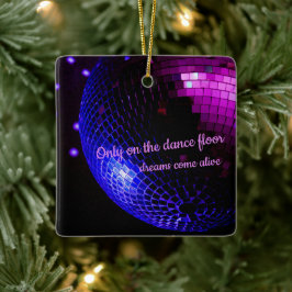 Dance Floor Disco Ball Keramisch Ornament