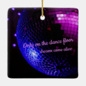 Dance Floor Disco Ball Keramisch Ornament (Achterkant)