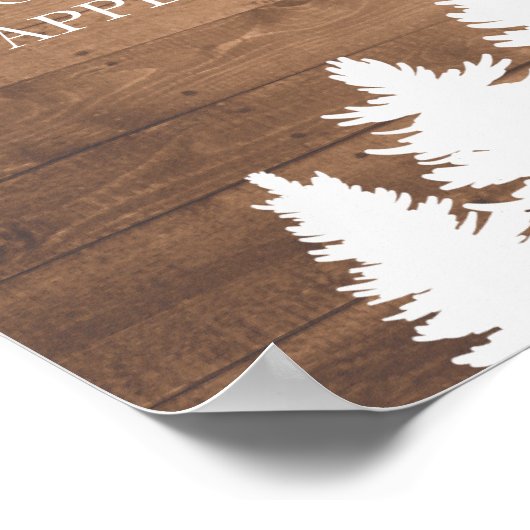 Dance Floor Rules bruiloft | Plezierteken pine Poster (Hoek)