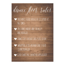 Dance Floor Rules-teken | Robuust lol-teken