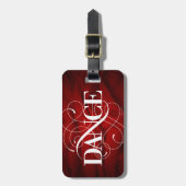 Dance Flourish Bagagelabel (Voorkant verticaal)