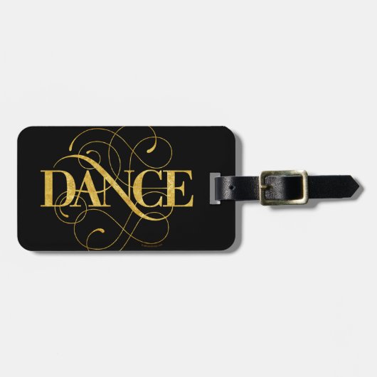 Dance Flourish Bagagelabel (Voorkant horizontaal)