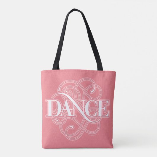 Dance Flourish Canvas tas (Achterkant)