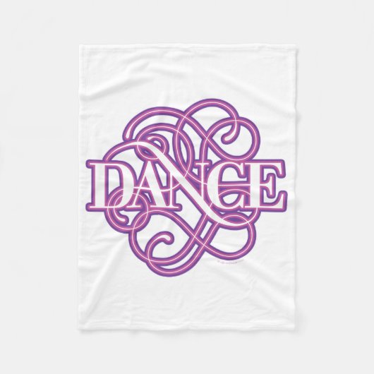 Dance Flourish Fleece Deken (Voorkant)
