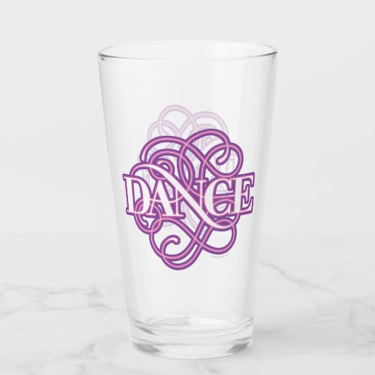Dance Flourish Glas (Achterkant)