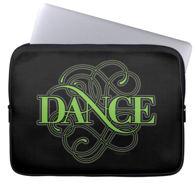 Dance Flourish Laptop Sleeve (Voorkant)
