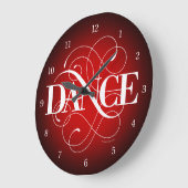 Dance Flourish Large Clock Grote Klok (Hoek)
