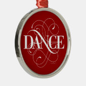 Dance Flourish Metal Ornament (Rechts)