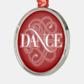 Dance Flourish Metalen Ornament (Links)
