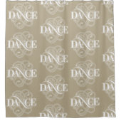 Dance Flourish Shower Curtain Douchegordijn (Voorkant)