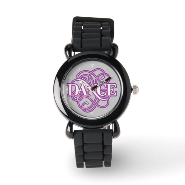 Dance Flourish Wrist Watch Horloge (Voorkant)