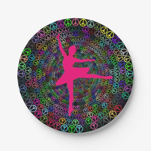 Dance for Peace Paper-Bord Papieren Bordje (Voorkant)