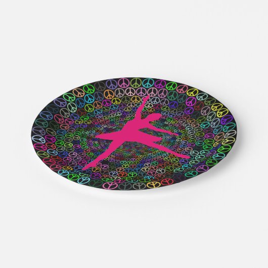 Dance for Peace Paper-Bord Papieren Bordje (Gekanteld)