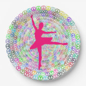 Dance for Peace Paper-Bord Papieren Bordje (Voorkant)
