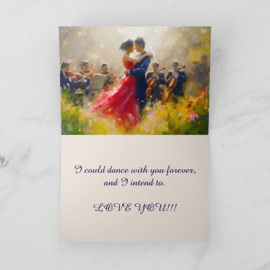 DANCE FOREVER JUBILEUM KAART (Binnen)