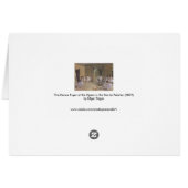 Dance Foyer bij de opera van Edgar Degas (Achterkant Horizontaal)