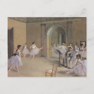 Dance Foyer bij de opera van Edgar Degas Briefkaart