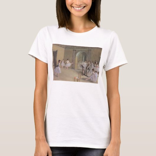 Dance Foyer bij de opera van Edgar Degas T-shirt (Voorkant)