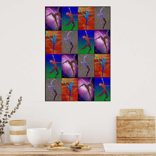 Dance Framed Print (Keuken)