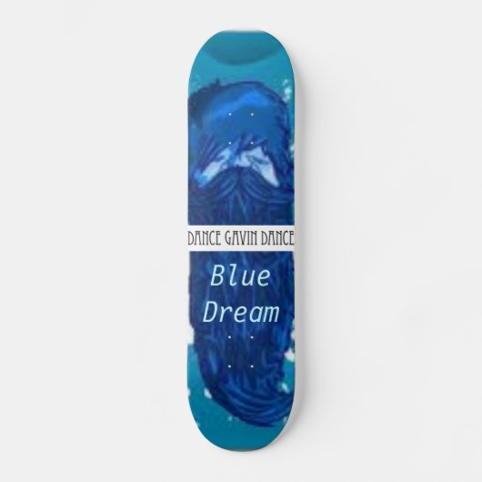 Dance Gavin Dance blue droombaard dek Persoonlijk Skateboard (Voorkant)