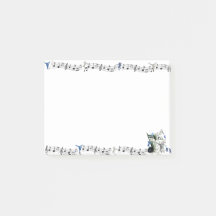 Dance Genres silhouettes en Music Post-It Notes