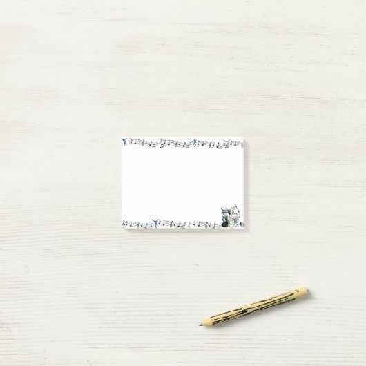 Dance Genres silhouettes en Music Post-It Notes (Op bureau)