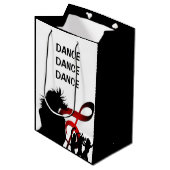 Dance Girl Modern Custom Medium Cadeauzakje (Voorkant Gekanteld)