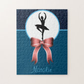 Dance Girls Glitter en Bow Jigzaag Puzzle Legpuzzel (Verticaal)