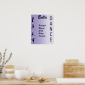 Dance Girls Name Art Wall Print Poster (Keuken)