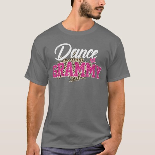 Dance Grammy Leopard Funny Dancing Grammy Mothers T-shirt (Voorkant)