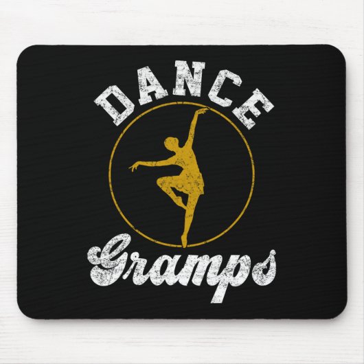 Dance Gramps Dance Lover Fathers Day Muismat (Voorkant)