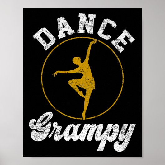 Dance Grampy Dance Lover Vaders Day Premi Poster (Voorkant)