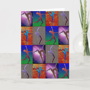Dance Greeting Card Kaart
