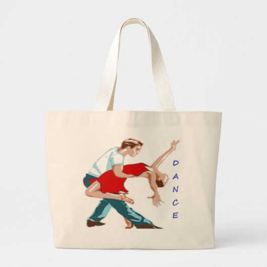 DANCE GROTE TOTE BAG (Voorkant)