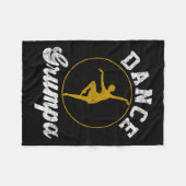 Dance Grumpa Dance Lover Fathers Day Fleece Deken (Voorkant (Horizontaal))