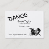 Dance Grunge - Choreographer, Dancer, Instructor Visitekaartje (Achterkant)