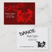 Dance Grunge - Choreographer, Dancer, Instructor Visitekaartje (Voorkant / Achterkant)