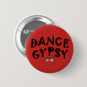 Dance Gypsy Button (Voorkant /achterkant)