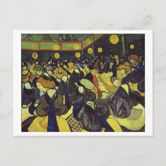 Dance Hall in Arles Van Gogh Fine Art Briefkaart (Voorkant)