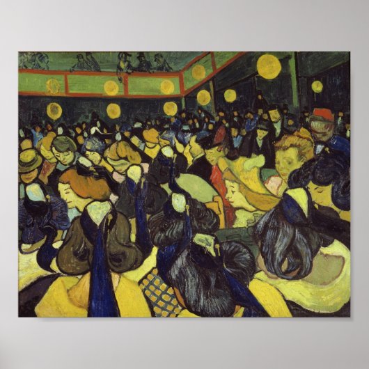 Dance Hall in Arles Van Gogh Fine Art Poster (Voorkant)