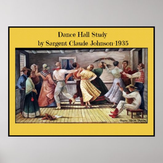 Dance Hall-studie Poster (Voorkant)
