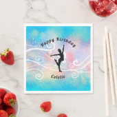 Dance Happy Birthday Custom Swirl Servet (Insitu)
