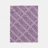Dance Hashtags Fleece Deken (Voorkant)