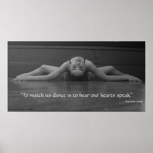 Dance Heart Speak Poster (Voorkant)