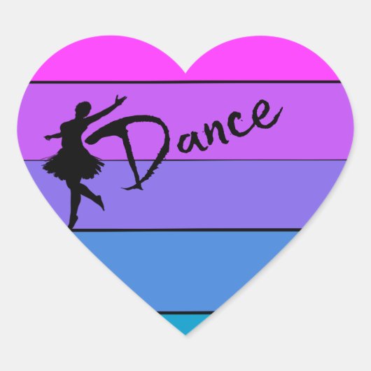 Dance Heart Stickers (Voorkant)