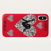 Dance heeft nauwelijks een Apple iPhone X hoesje i (Achterkant (horizontaal))