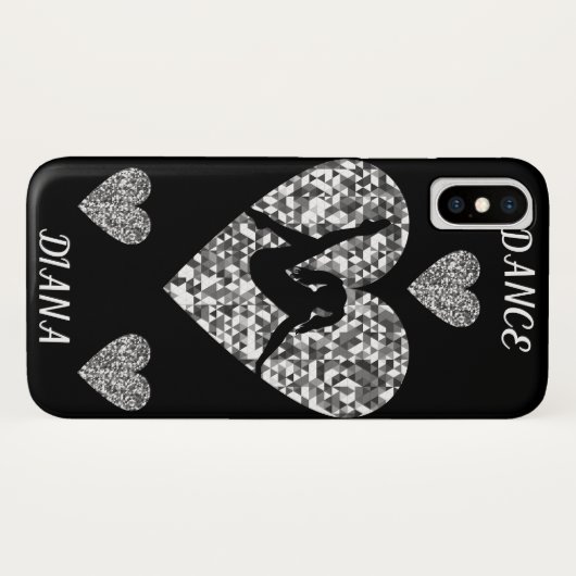 Dance heeft nauwelijks een Apple iPhone X hoesje i (Achterkant (horizontaal))