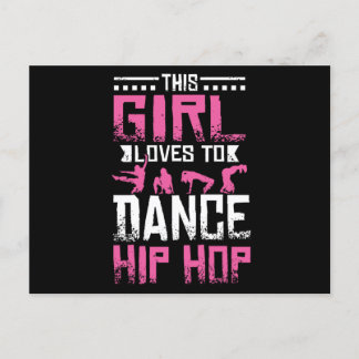 Dance Hip Hop Girl Briefkaart